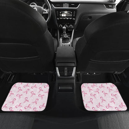 Car Floor Mats Pink Ribbon For Breast Cancer Awareness