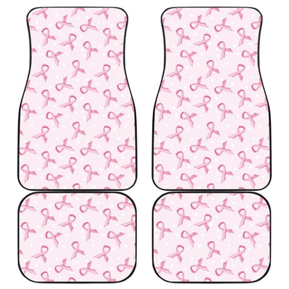 Car Floor Mats Pink Ribbon For Breast Cancer Awareness
