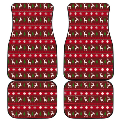 Ugly Christmas Reindeer Custom Car Decoration Car Floor Mats