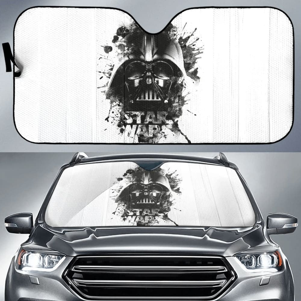 Darth Vader Head Explode Star Wars Car Auto Sun Shade