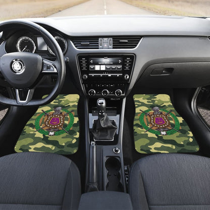 Amazing Green Camouflage Omega Psi Phi Car Floor Mats