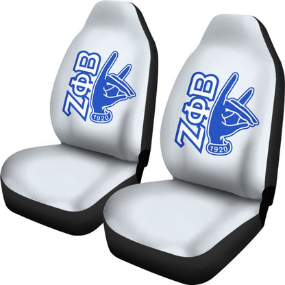 Custom Print Automobiles Car Seat Covers Zeta Phi Beta