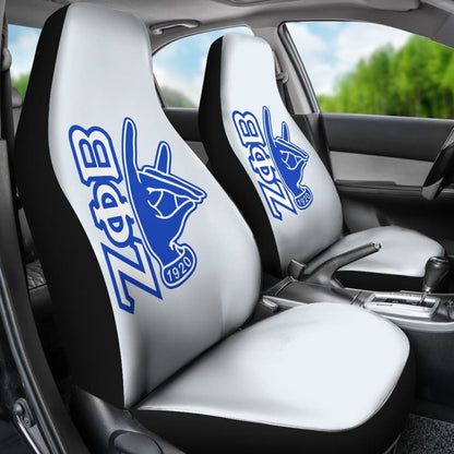 Custom Print Automobiles Car Seat Covers Zeta Phi Beta