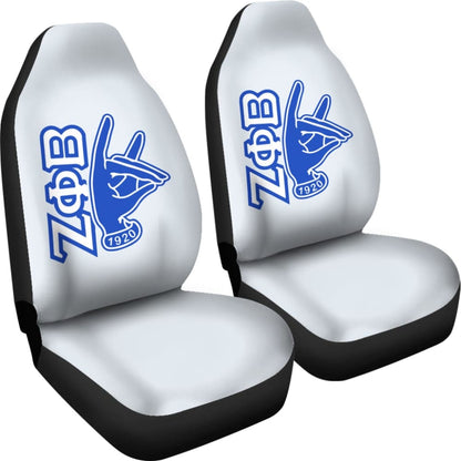 Custom Print Automobiles Car Seat Covers Zeta Phi Beta