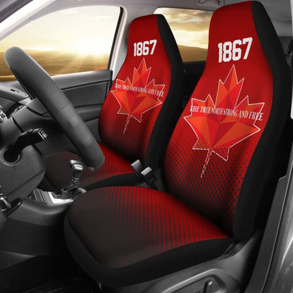 Canada Day Since Car Seat Covers