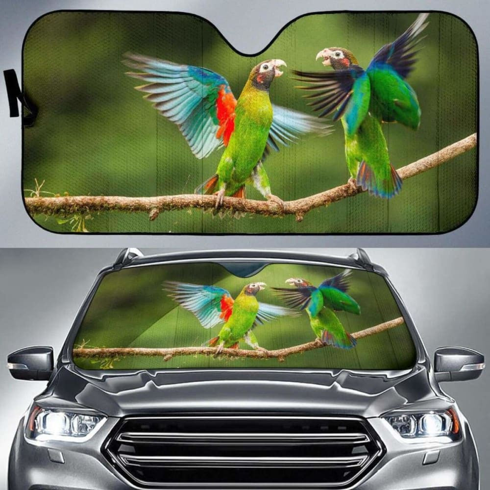 Parrots Love Birds Wings HdK Car Sun Shade