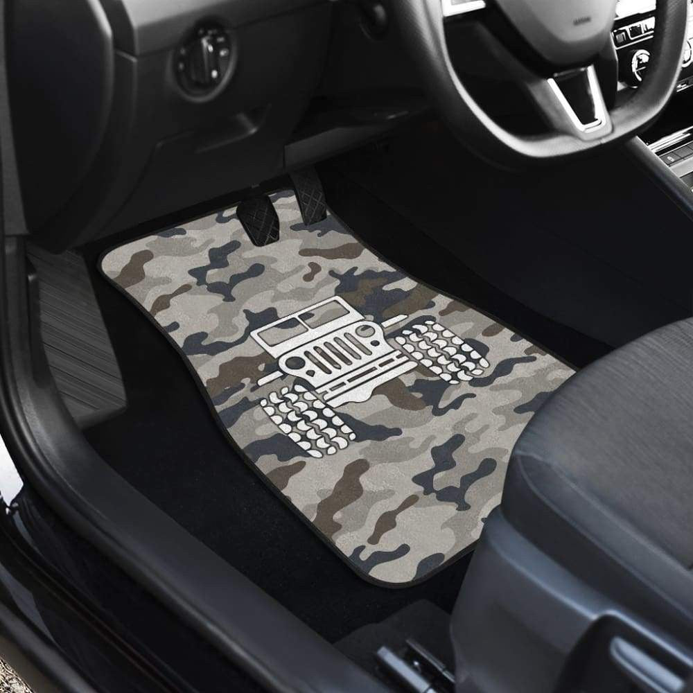 Blue Camouflage Color Army Green Jeep Car Floor Mats