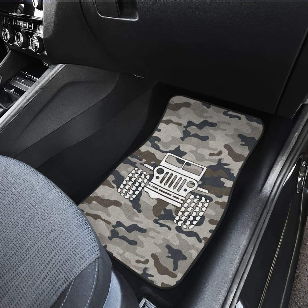 Blue Camouflage Color Army Green Jeep Car Floor Mats