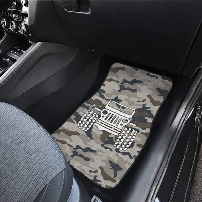 Blue Camouflage Color Army Green Jeep Car Floor Mats