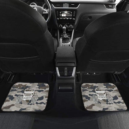Blue Camouflage Color Army Green Jeep Car Floor Mats
