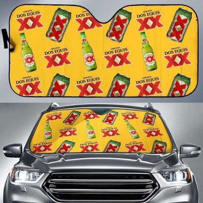 Dos Equis Car Sun Shade Auto Sun Visor For Beer Lover
