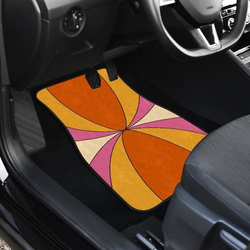 Retro Colors Car Floor Mats