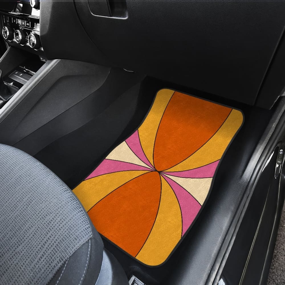 Retro Colors Car Floor Mats