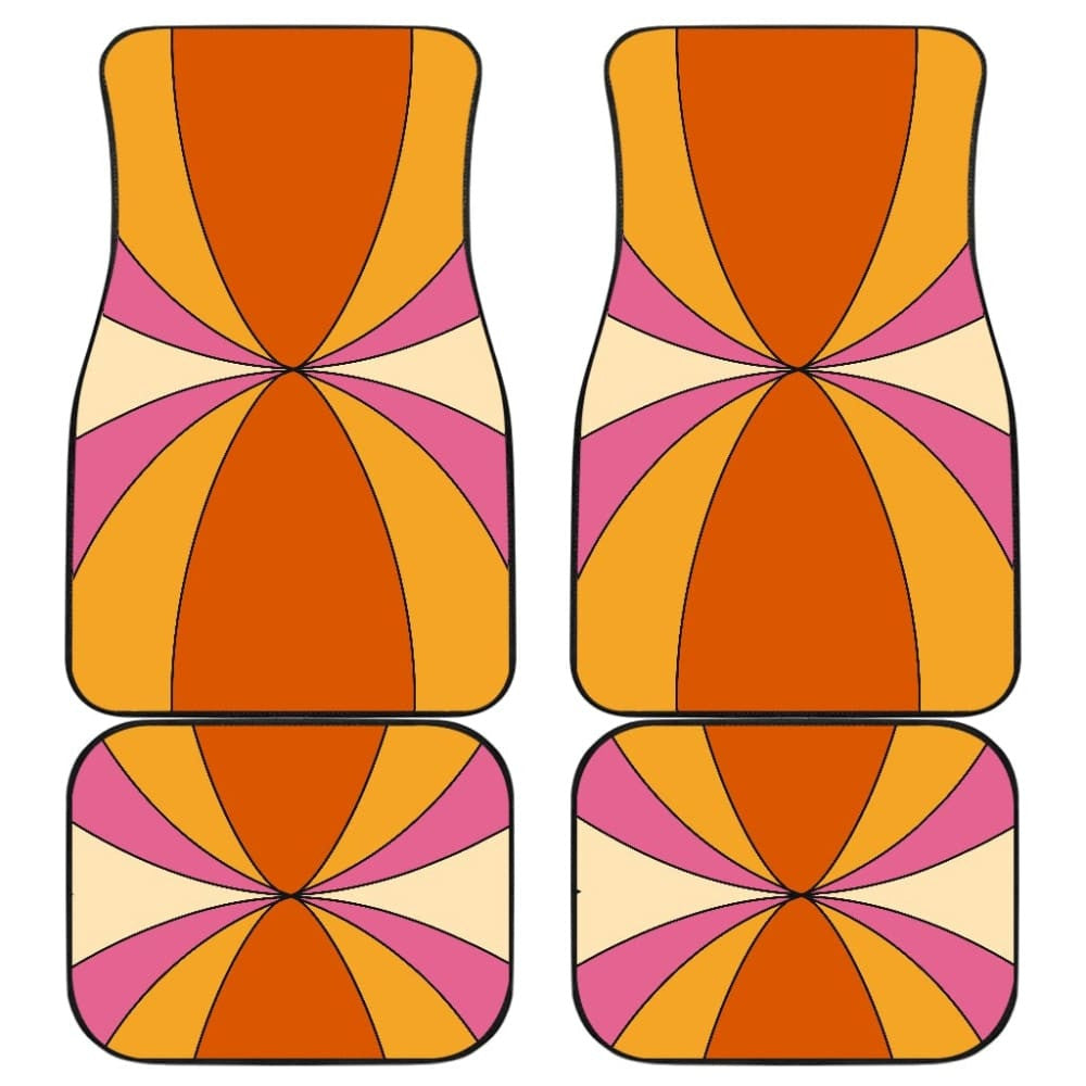 Retro Colors Car Floor Mats