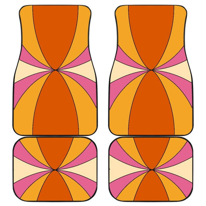 Retro Colors Car Floor Mats