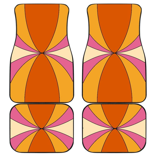 Retro Colors Car Floor Mats