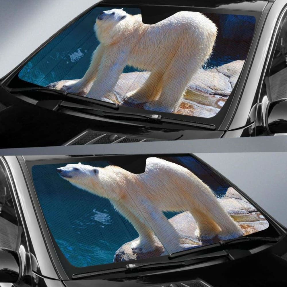 Polar Bear Hd Car Sun Shade