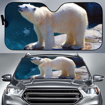 Polar Bear Hd Car Sun Shade