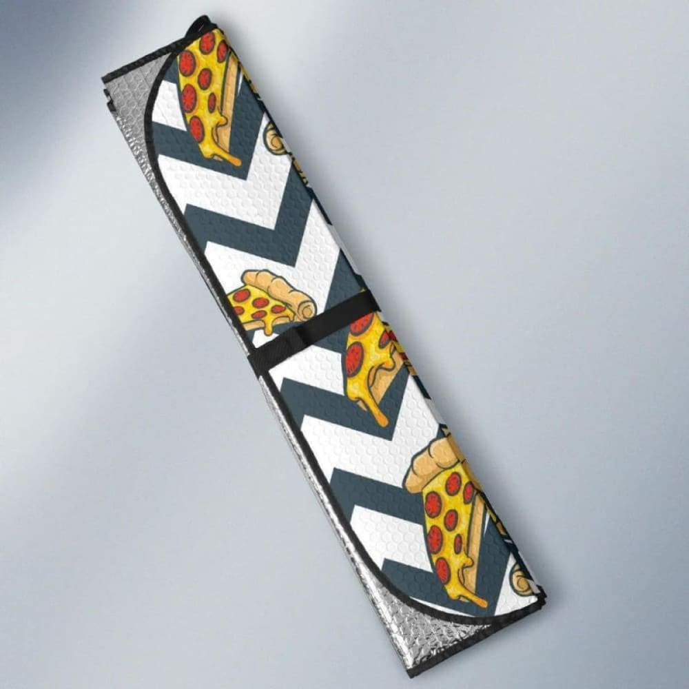 Pizza Design Pattern Car Auto Sun Shades