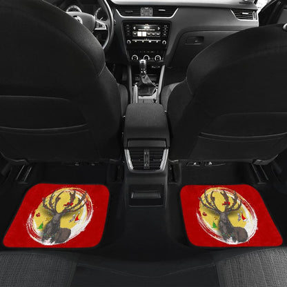 Reindeer And Christmas Decoration Items Car Floor Mats