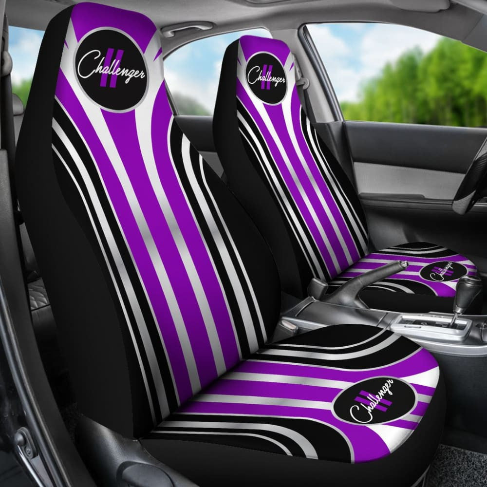 Purple Dodge Challenger Car Accessories Car Seat Covers