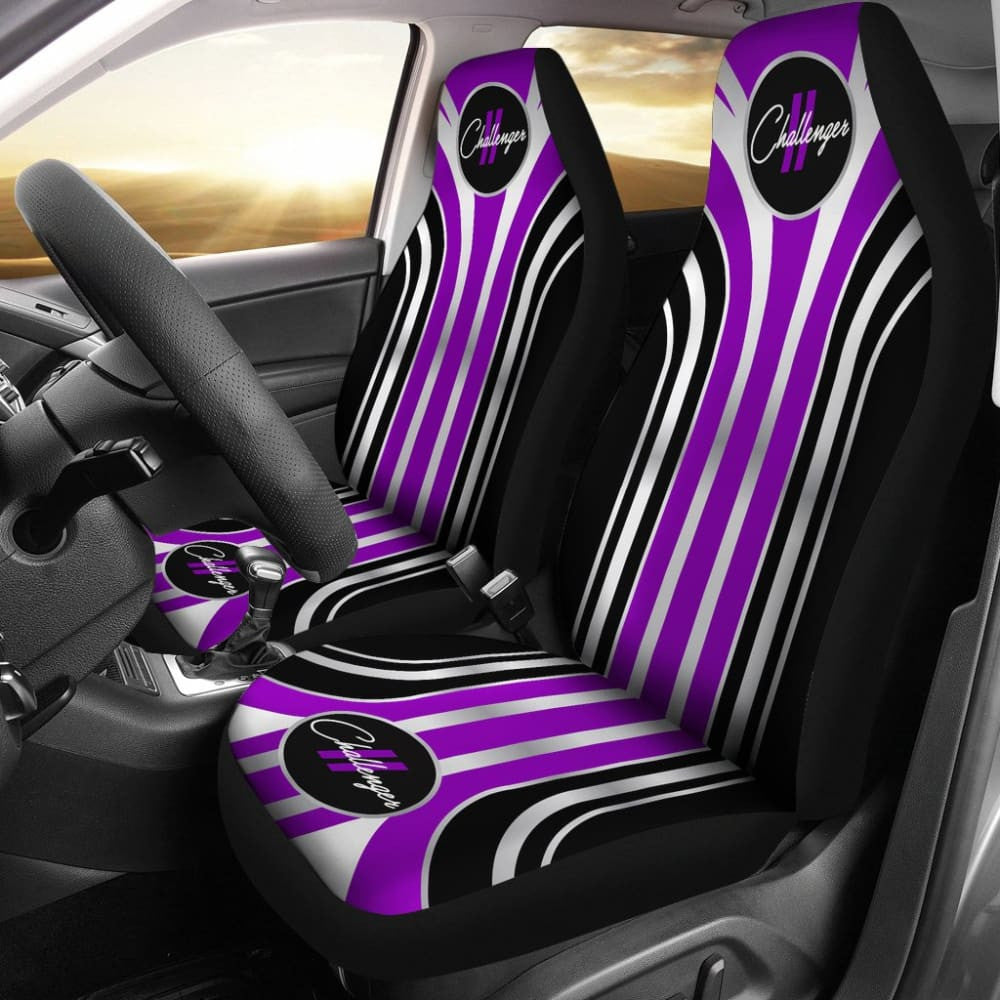 Purple Dodge Challenger Car Accessories Car Seat Covers