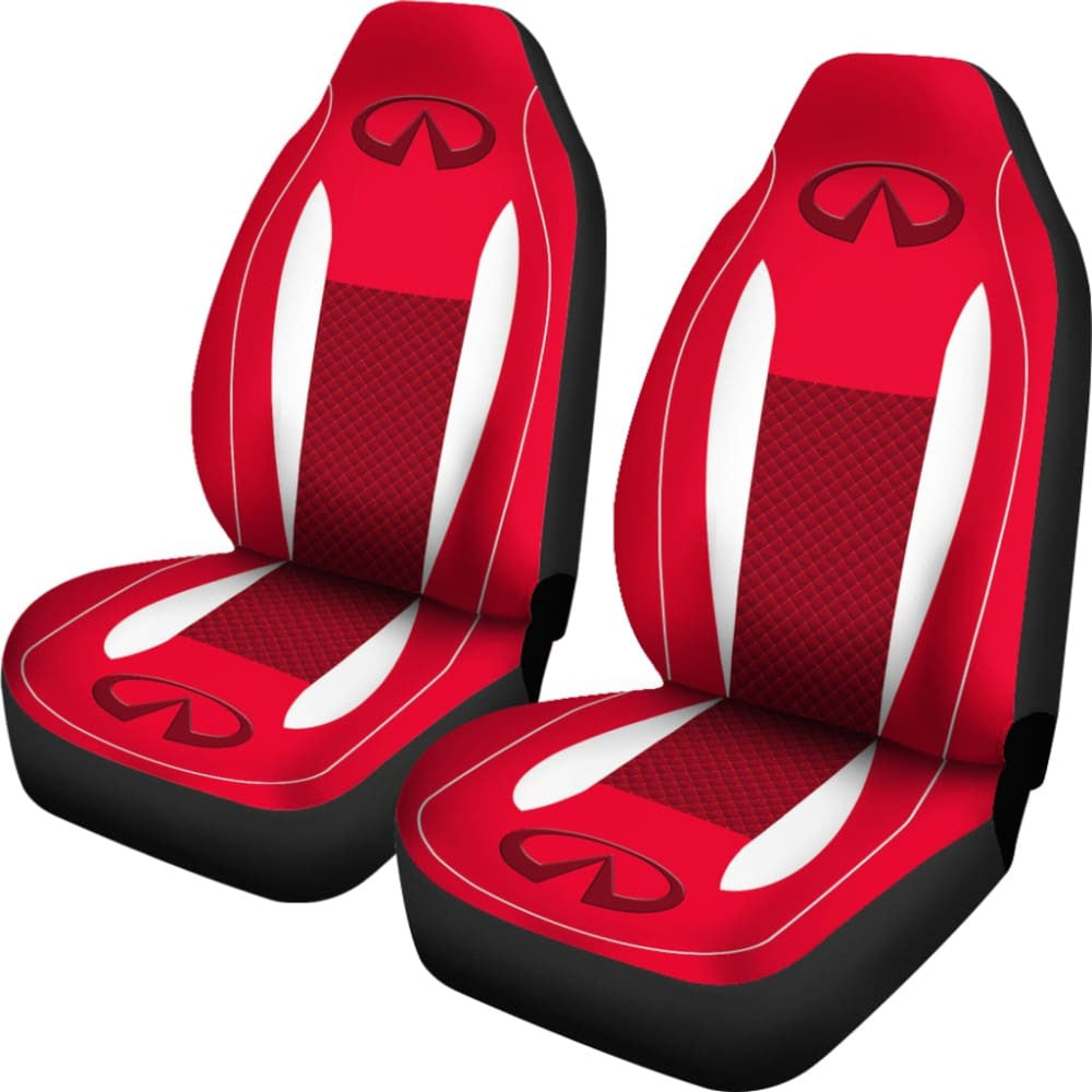 Black And Red Infiniti Car Seat Covers Custom