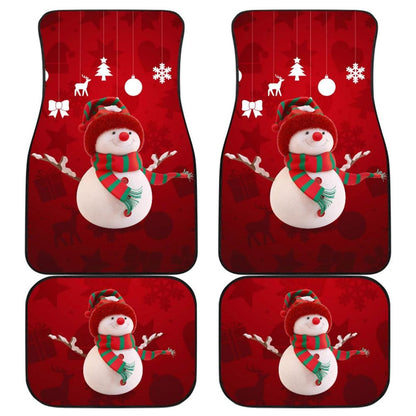 Car Floor Mats Christmas Snowman Auto Accessories