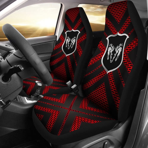 Amazing Black And Red Dodge Ram Car Seat Covers Custom