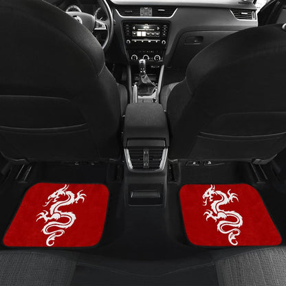 White Dragon The Celtic Car Floor Mats