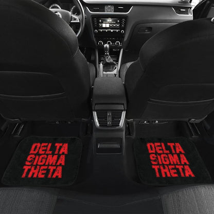 Delta Sigma Theta Grunge Style Car Floor Mats