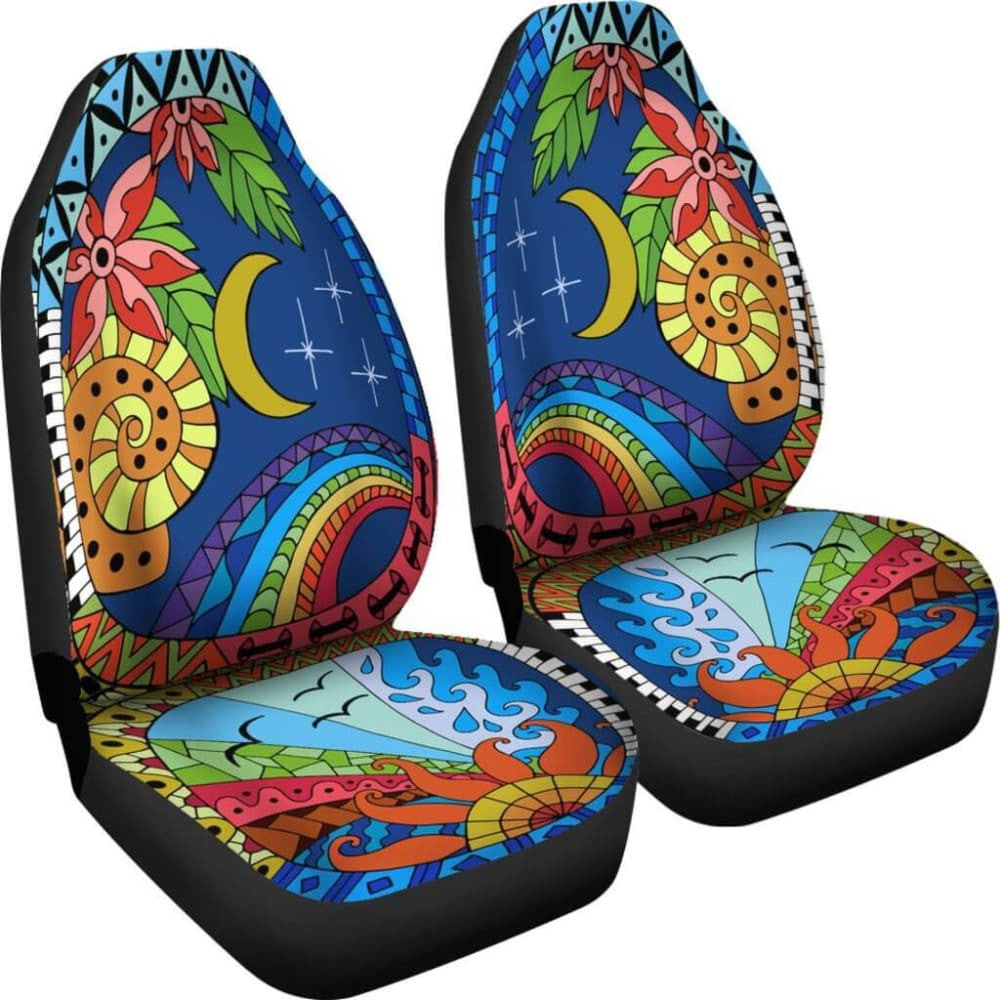 The Sun And The Moon Car Seat Covers