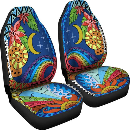 The Sun And The Moon Car Seat Covers