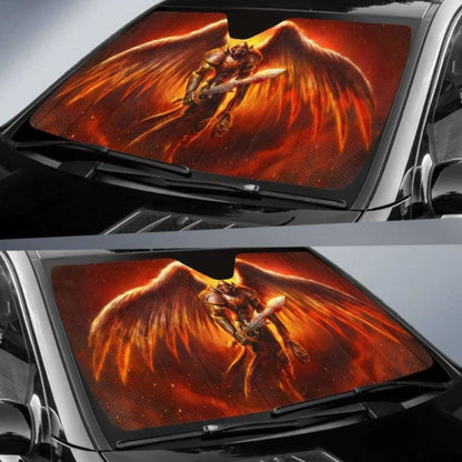 Angel Knight Hell Car Auto Sun Shades