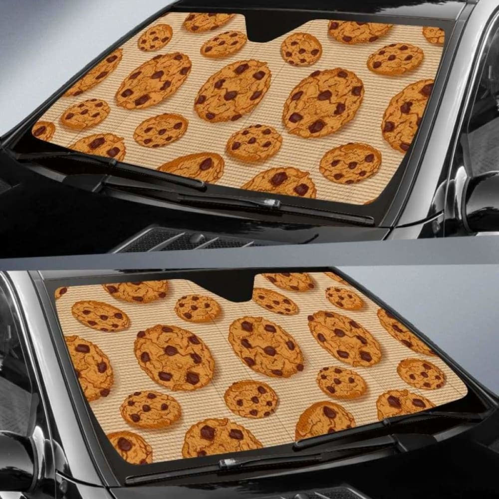 Cookie Pattern Car Auto Sun Shades