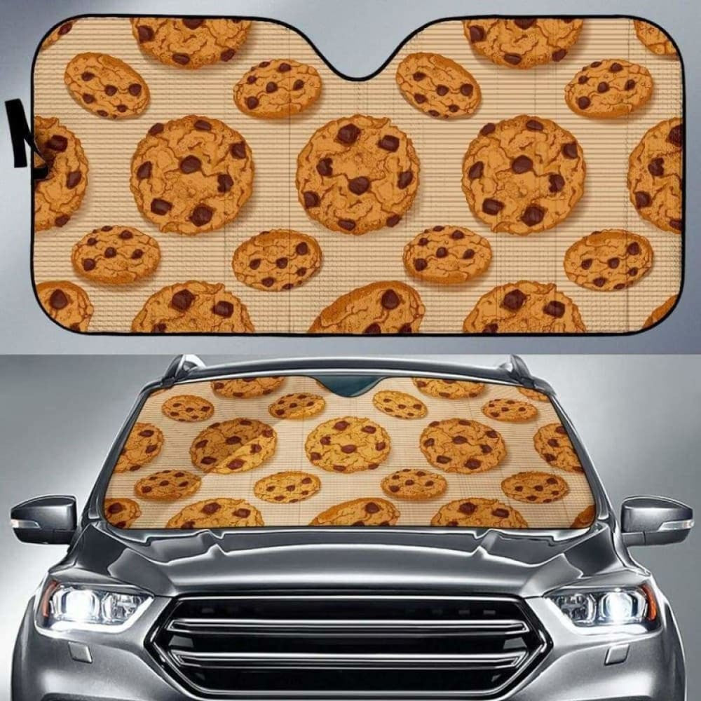 Cookie Pattern Car Auto Sun Shades