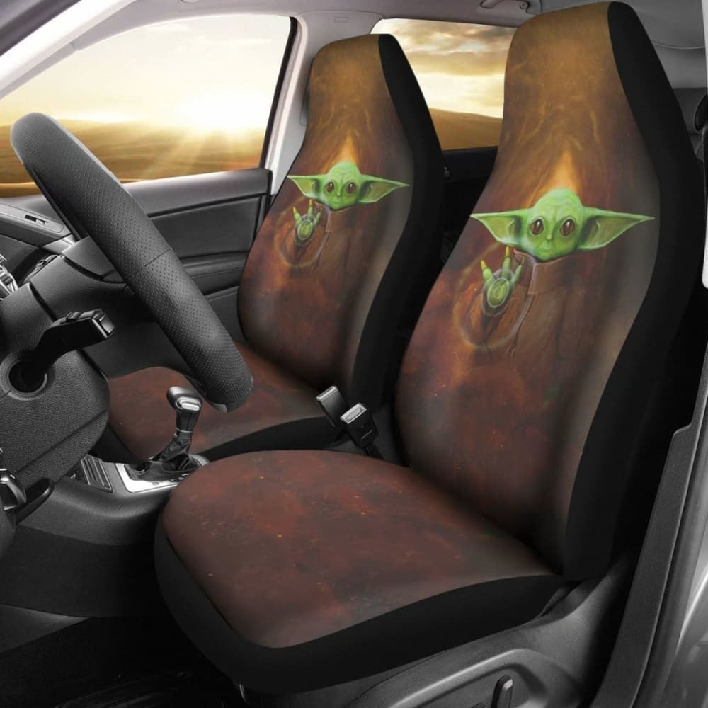 Baby Yoda Car Seat Covers For Star Wars Fan