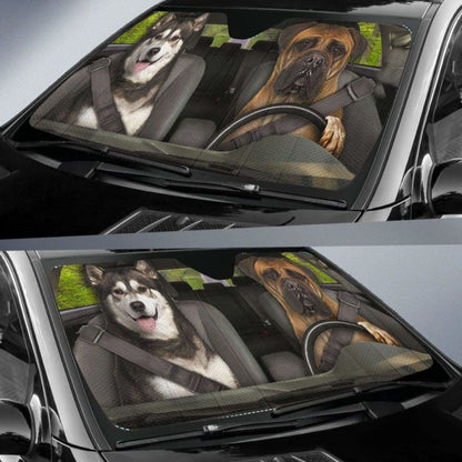 Dogs - Auto Sun Shade