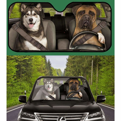 Dogs - Auto Sun Shade