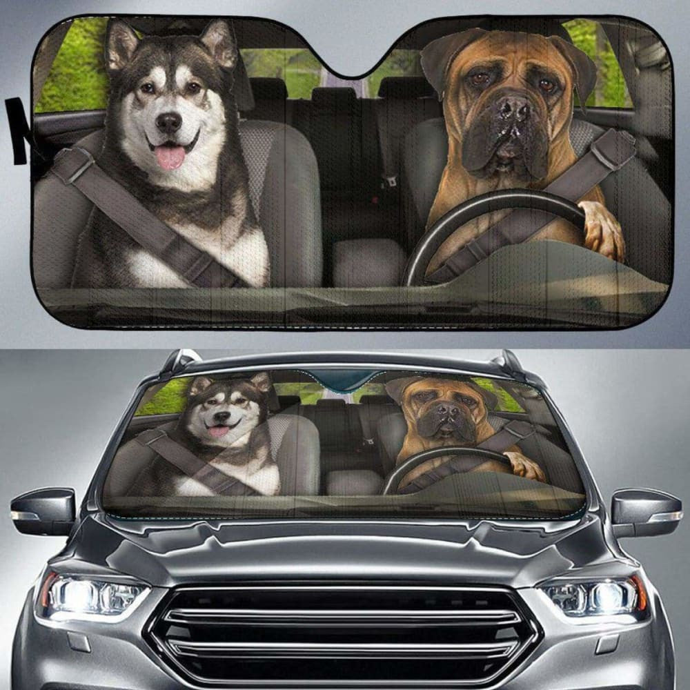 Dogs - Auto Sun Shade