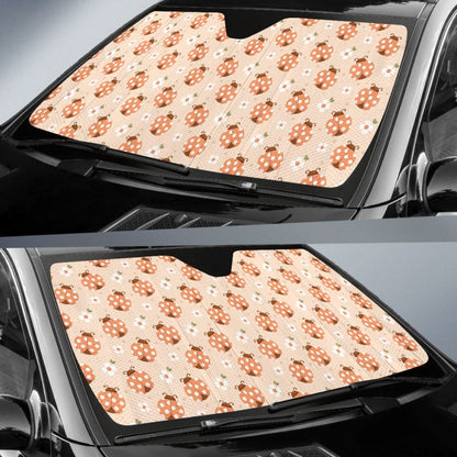Cute Set of Ladybug Pattern Car Auto Sun Shade