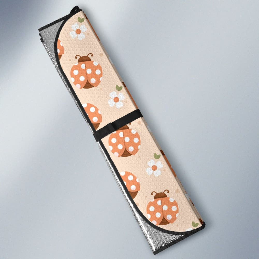Cute Set of Ladybug Pattern Car Auto Sun Shade