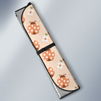 Cute Set of Ladybug Pattern Car Auto Sun Shade