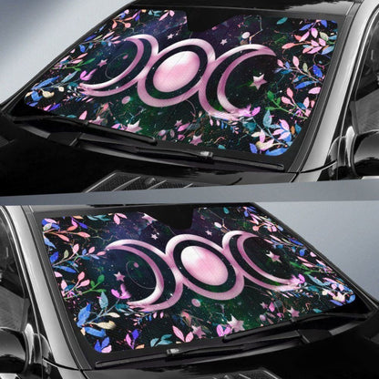Wicca Triple Moon Auto Sun Shades