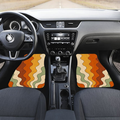 Retro Vibes Car Floor Mats