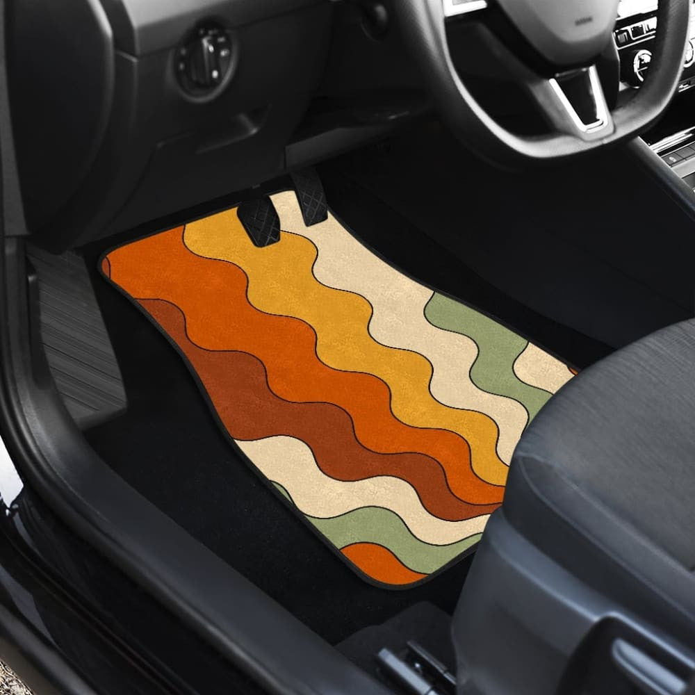 Retro Vibes Car Floor Mats