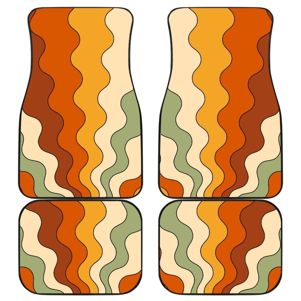 Retro Vibes Car Floor Mats