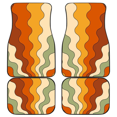 Retro Vibes Car Floor Mats