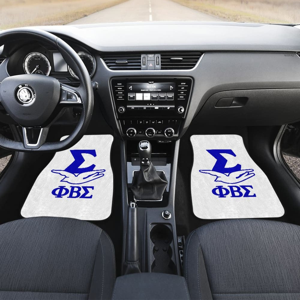 Phi Beta Sigma Car Gift Set Car Floor Mats