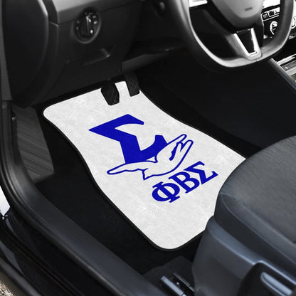 Phi Beta Sigma Car Gift Set Car Floor Mats
